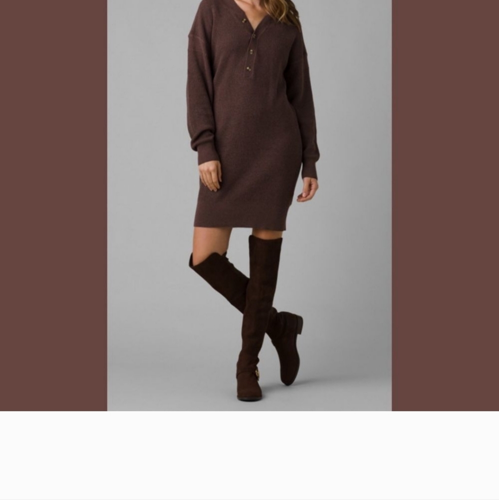 NWT Prana Milani HenleyDress XS - Picture 10 of 12